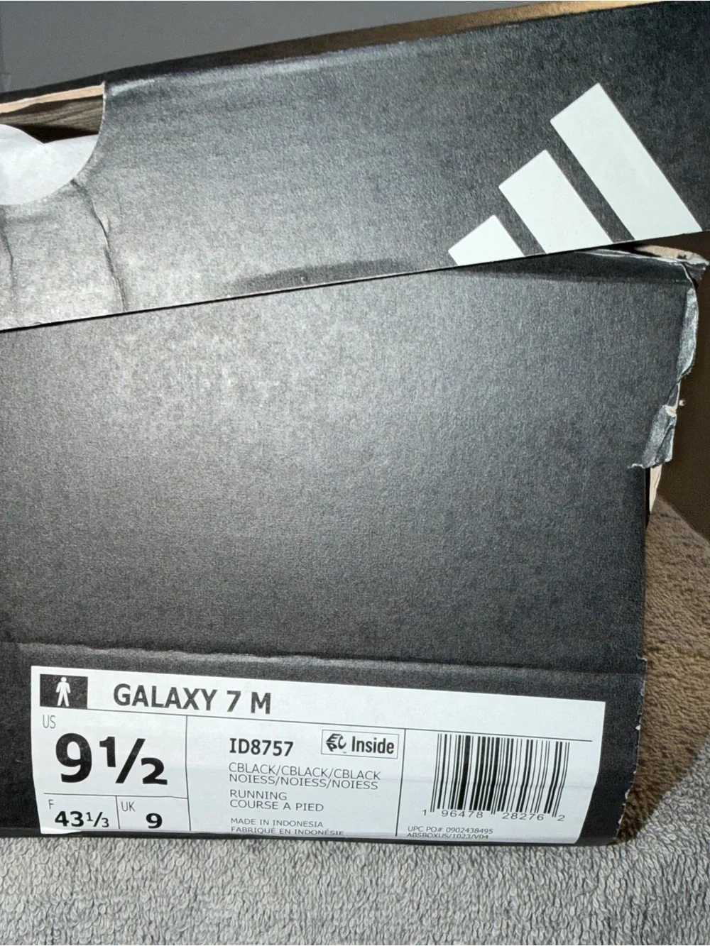Breathable Mesh Size 9.5 NWT Adidas Galaxy 7 M Running Shoes
